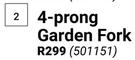Builders 4 Prong Garden Fork