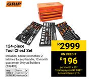 Grip 124 Piece Tool Chest Set