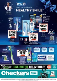 Checkers Gauteng, Brits, Klerksdorp, Limpopo, Mpumalanga, North West, Potchefstroom & Rustenburg : Oral B Promotion (06 October - 13 December 2025)
