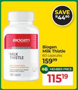 Biogen Milk Thistle 60 Capsules