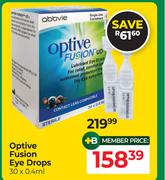 Optive Fusion Eye Drops 30 x 0.4ml