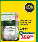 Lifestyle Food Hydrolyzed Collagen-600g
