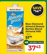 Blue Diamond Almond Breeze Barista Blend Almond Milk-1L
