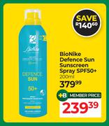 Bio-Nike Defence Sun Sunscreen Spray SPF50+-200ml