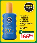 Nivea Sun Protect & Moisture Sunscreen Spray SPF50+-200ml