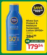 Nivea Sun Protect & Moisture Sunscreen Lotion SPF50+-200ml