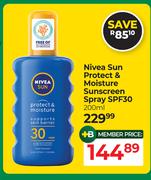 Nivea Sun Protect & Moisture Sunscreen Spray SPF30-200ml