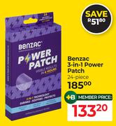 Benzac 3 In 1 Power Patch 24 Piece