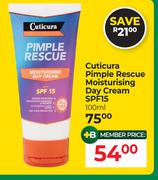Cuticura Pimple Rescue Moisturising Day Cream SPF15-100ml