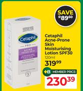 Cetaphil Acne Prone Skin Moisturising Lotion SPF30-120ml