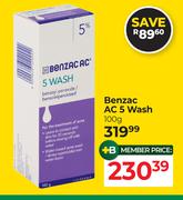 Benzac AC 5 Wash-100g