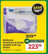 Molicare Premium 8 Drops Mobile Pull Up Pants Medium 14 Pack