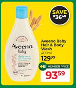 Aveeno Baby Hair & Body Wash-400ml