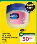 Vaseline Blue Seal Baby Petroleum Jelly-450ml