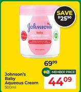Johnson's Baby Aqueous Cream-500ml