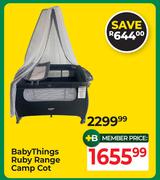 Baby Things Ruby Range Camp Cot