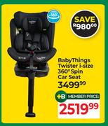 Baby Things Twister I-Size 360 Degree Spin Car Seat