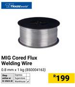 Tradeweld MIG Cored Flux Welding Wire 0.8mm x 1Kg