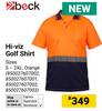 Beck Hi-Viz Golf Shirt