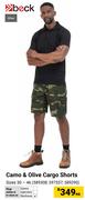Beck Camo & Olive Cargo Shorts-Each