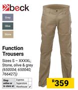 Beck Function Trousers
