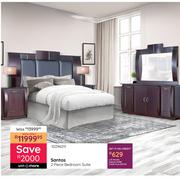 Santos 2 Piece Bedroom Suite