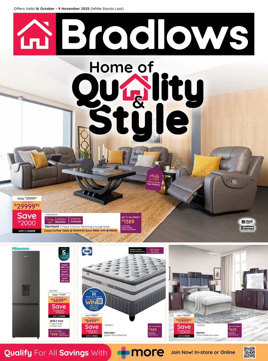 Bradlows : Home Of Quality & Style (16 October - 09 November 2025)