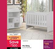 Mia Baby Cot & Mattress 10308729