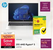 HP 255 AMD Ryzen 3 Laptop 10302658