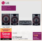 LG 2.1 Channel Mini HiFi System CL88.2 10123698
