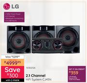 LG 2.1 Channel HiFi System CJ45N 10302126