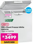 Defy 195L Chest Freezer White (DMF470)
