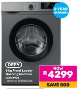 Defy 6 KG Front Loader Washing Machine (DAW392)