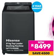 Hisense 21KG Top Loader Washing Machine (WT7T2125DB)