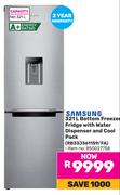 Samsung 321L Bottom Freezer Fridge with Water Dispenser & Cool Pack (RB33J3611S9/FA)