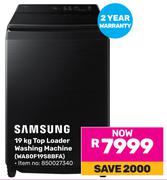 Samsung 19KG Top Loader Washing Machine (WA80F19S8BFA)