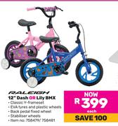 Raleigh 12" Dash or Lily BMX-Each
