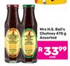 Mrs H.S.Ball's Chutney-470g Each
