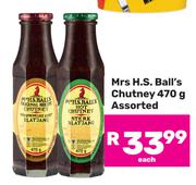 Mrs H.S.Ball's Chutney-470g Each