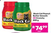 Black Cat Peanut Butter Smooth Or Crunchy-800g Each