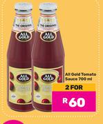 All Gold Tomato Sauce-700ml Each