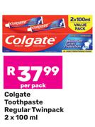 Colgate Toothpaste Regular Twinpack-2 x 100ml