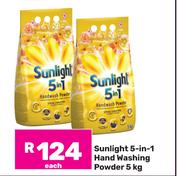 Sunlight 5 In 1 Hand Washing Powder-5Kg Each