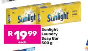 Sunlight Laundry Soap Bar-500g Each
