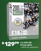 4m 200 LED String Lights