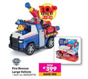 Paw Patrol Fire Rescue Large Vehicle-Each