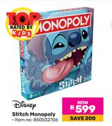Disney Stitch Monopoly