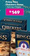 Prima Toys Checkers Game