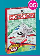 Monopoly Grab & Go Board Game