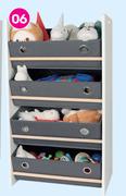 Mainstays 4 Tier Toy Storage-Each